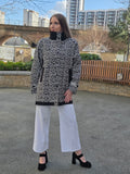 Black And White Fantasy Summer Trench Coat