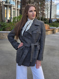 Casual Grey Trench Coat