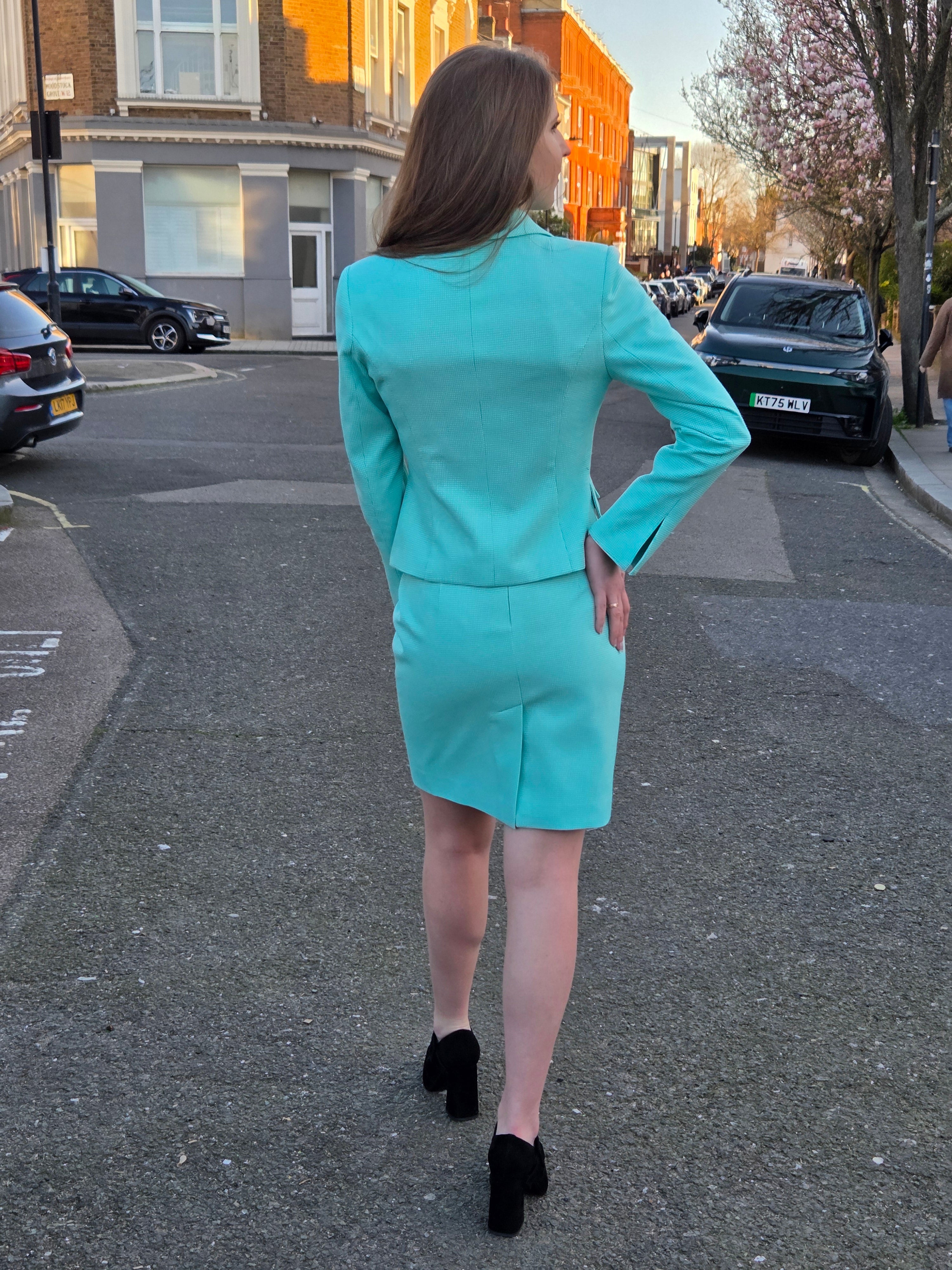 Minty Candy Summer Lined Suit