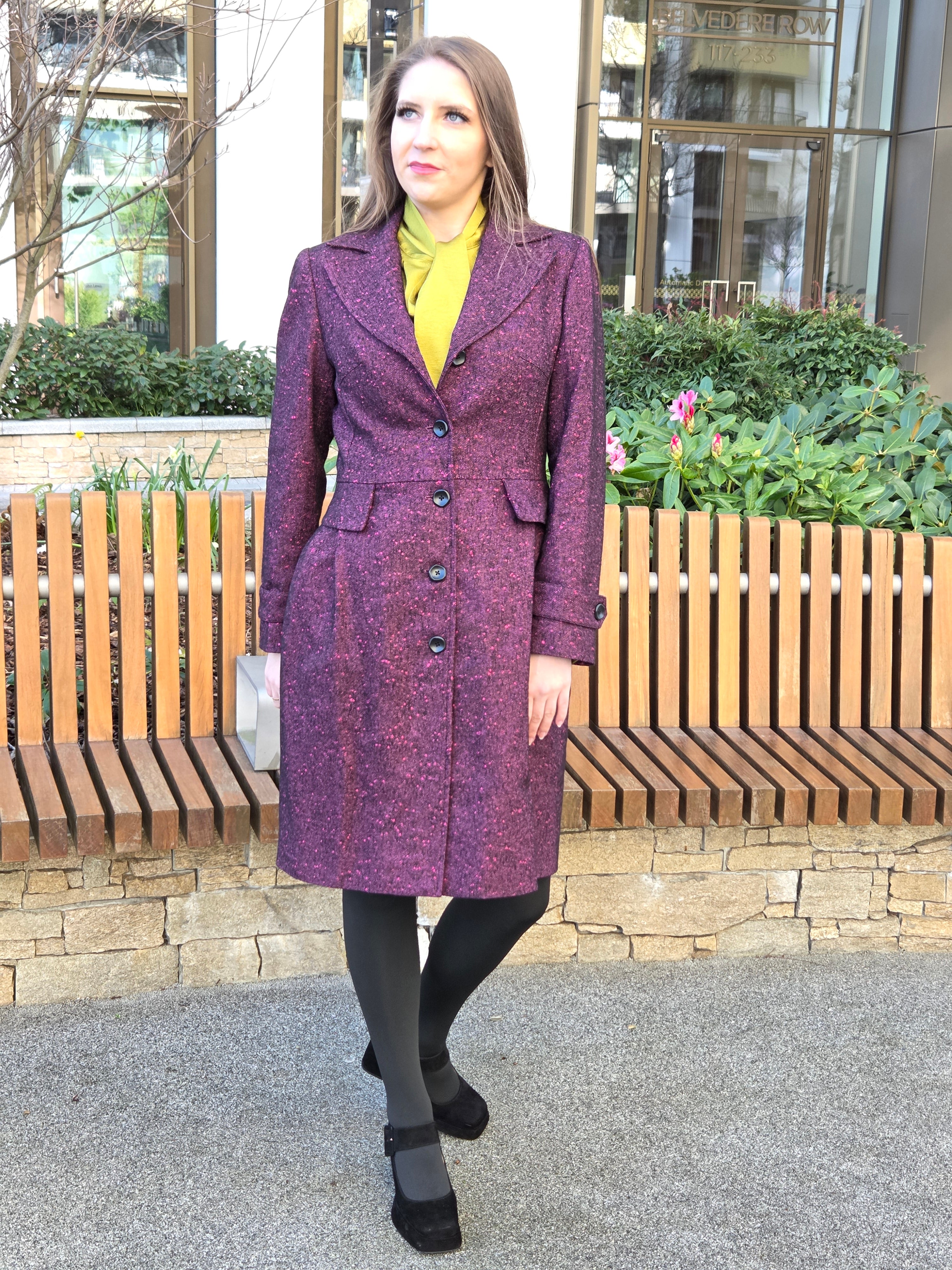 Violet Mood Trech Coat